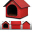 Kennel Winter Warm Waterproof Removable Washable Closed House Kennel Villa Small Dog Corgi Law 11 Pet Nest
