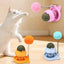 Catnip Ball for Cats Wall Rotatable Cat Licking Balls Edible and Healthy with Spring Ball Cat Licking Balls for Cats Catnip