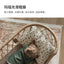 Japanese ins natural rattan dog cat pet bed teddy kennel princess bed summer removable cage