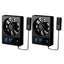 Smart Cooling Fan For Reptile Tank With LED Display Ventilation Fan For Reptile Enclosure Dehumidifier For Rainforest Terra X2J2