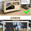 Pulley Indoor Solid Wood Rabbit Cage Dragon Cat House Guinea Pig Villa Dutch Pig Nest Small Pet House Hedgehog Turtle House