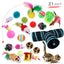 Cat Toys Mouse Shape Balls Foldable Cat Kitten Play Tunnel Chat Funny Cat Tent Mouse Supplies Simulation Fish Cat Accessories