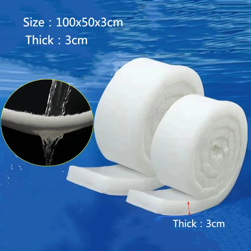 Practical Biochemical Aquarium Cotton Sponge Fish Tank Filtration Foam Spongs Aquarium Accessories Water Filter Cotton Pad Mat