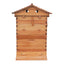 Beehive Automatic Obtain Honey Bee hive 7pcs Auto Super Frames Food-Grade Suitable Beekeeper Starter(Unassembled)
