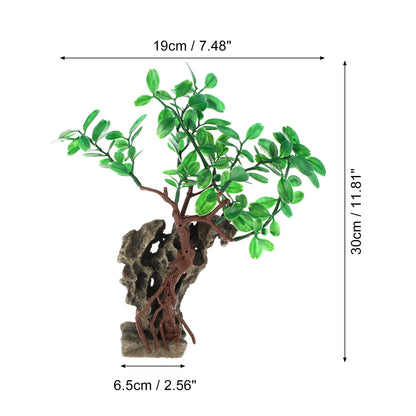 UXCELL Artificial Plants Grass Aquarium Plastic Water Weeds Ornament Fish Tank Flower Plants Tree Decoration Accessories