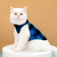 Spring Autumn Vintage Plaid Warm Fleece Pet Dog Cat Clothes Autumn Winter Thickened Vest Coat Small Medium Costume Traction Ring