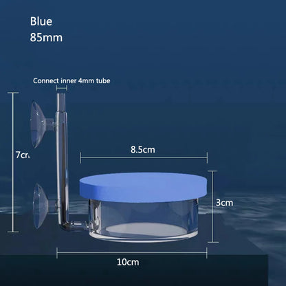 High transparency Acrylic Air Pump Sand Stone Aquarium Oxygen Pump Fresh Air Stone Nano Bubble Bar Aquarium Fish Tank Aerator