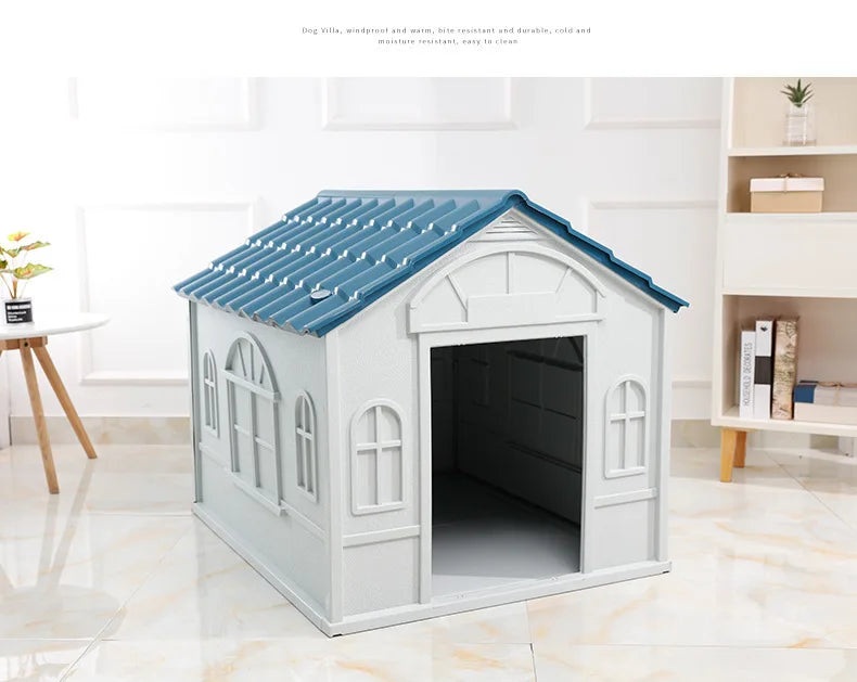 Dog house, outdoor nest, four-season universal room, summer sun protection, large dog house, cage cat nest, villa manufacturer w