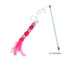 1 PCs New Elastic String Imitated Furs Bug Funny Cat Stick Suitable for Cats