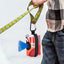 Dog Poop Bags Dog Waste Bag Holder with Graphic Print Poop Bag Dispenser Doggy Waste Bags Portable Doggie Bag Holder for Travel