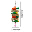 Bird Chew Toys Parrot Teething Toy Cuttlefish Bone Chewing Toys Braided Carrots Molar Stone Cultivate Foraging Instincts Molar