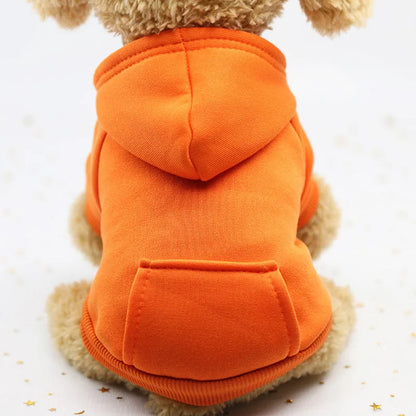 Winter Pet Doggy Clothing Leisure Small Dogs Hoodies Coat for Puppy Soft Warm Cat Dog Sweater Sweatshirt Teddy Chihuahua Clothes