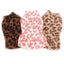 Leopard Dog Sweater Dress Fleece Puppy Dresses for Small Dogs Girl Cat Skirt Apparel Winter Warm Dog Clothes