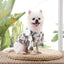 Summer Dog Shirt Hawaiian Beach Pet Clothing Coconut Tree Flower Print Puppy T-Shirt for Small Dogs Cats Vest Camp Shirt for Pug
