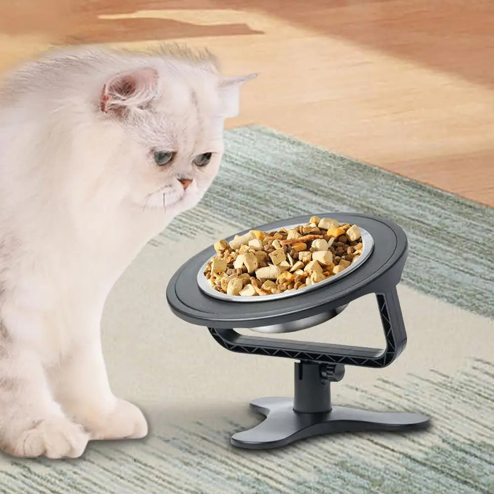 Elevated Dog Bowl Stand Dog Food Bowl Stand Feeder Adjustable Dog Food Water Bowls For Medium Small Puppies Pets Cats