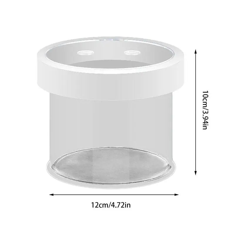 Floating Hatching Box Fish Tank Hatching Incubator Acrylic Aquarium Breeder Feeder Fine Mesh Aquarium Breeder Box Fish Breeding
