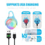 Dog Walking Light 4 Modes Color Changing Dog Lights Light Up Dog Collars LED Dog Light Pet Collars For Night Walking LED Light