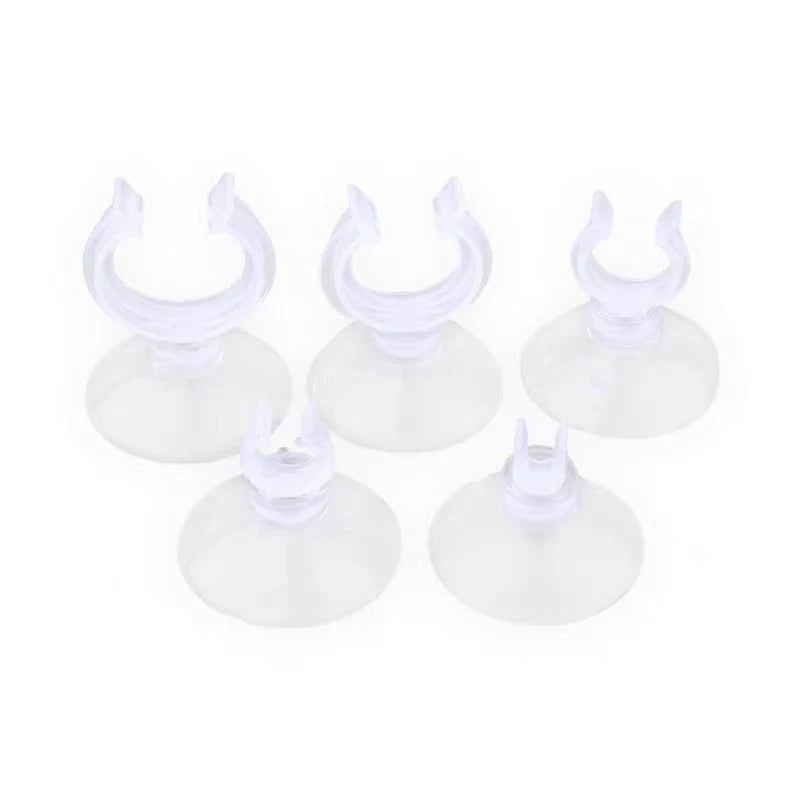 5pcs/10pcs Aquarium Suction Cup Air Tube Holder Sucker for Fish Tank Pump Oxygen Air Tube Fixing Clip  Aquarium Accessories