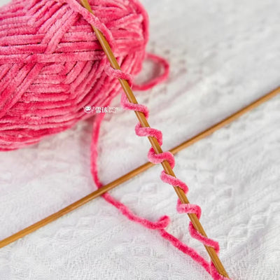 Ruyi bird warm fleece thick wool handmade DIY crochet woven golden velvet hook shoe thread wool ball