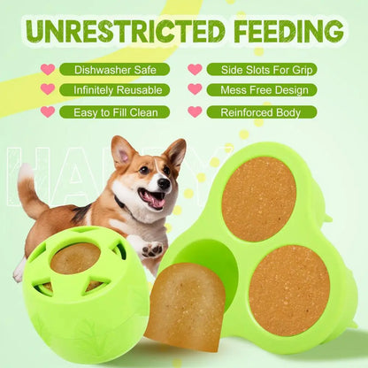 Snuffle Ball for Dogs Interactive Snuffle Ball Dog Puzzle Toys Treat Dispensing Puzzle Toys Dog Chew Toys Dog Food Treat Feeding