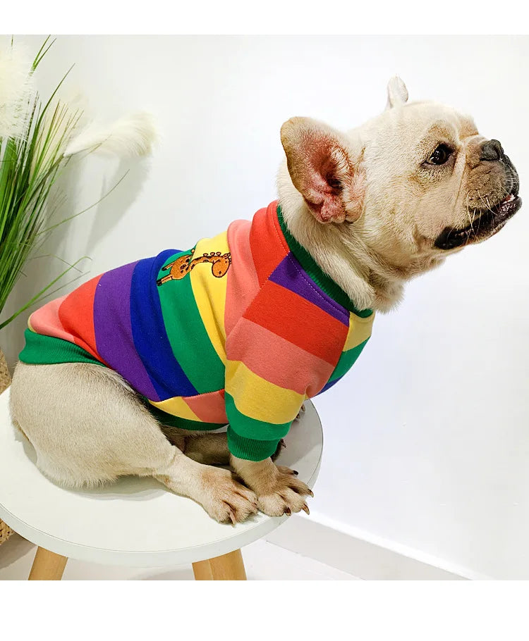 Parent-child Wear Pet Clothes  Puppy Clothes  Dog Costume  Dog Clothes for Small Dogs Printing Autumn and Winter