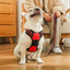 Pet dog chest back anti impact reflective vest style chest back large medium cat dog chest back traction rope set dog harness