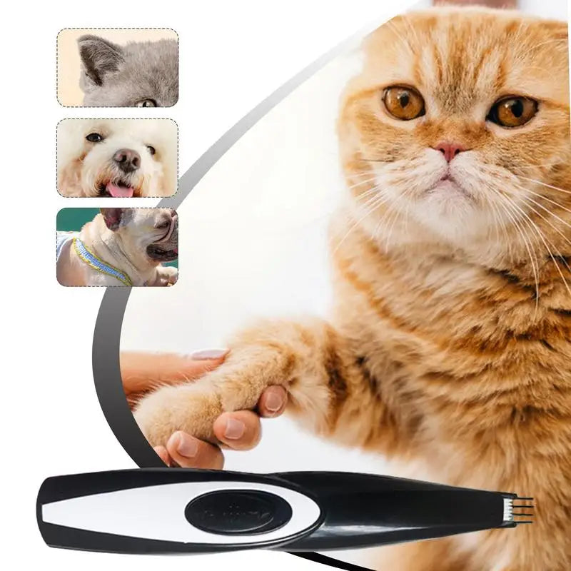Pet Hair Clipper Cordless Trimmer for Cat Hair USB Rechargeable Dog Kitten Hair Clipper Portable Electric Pet Grooming Tools