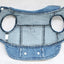 Dark Washed Dog Denim Jacket for Small Medium Dogs, Puppy Sleeveless Jeans Coat with D Ring Chihuahua Yorkie Clothes Pet Apparel