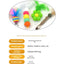 Cross-border cat teasing stick replacement head rainbow caterpillar wood teana stick cat toy funny cat bell hair ball replace...