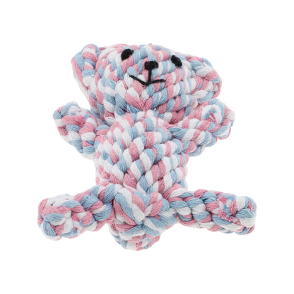 Uxcell Dogs Chew Toys Teeth Cleaning Cotton Rope Puppy Teethings Chewer Durable Braided Bite Resistant Chewing Doll Pet Supplies