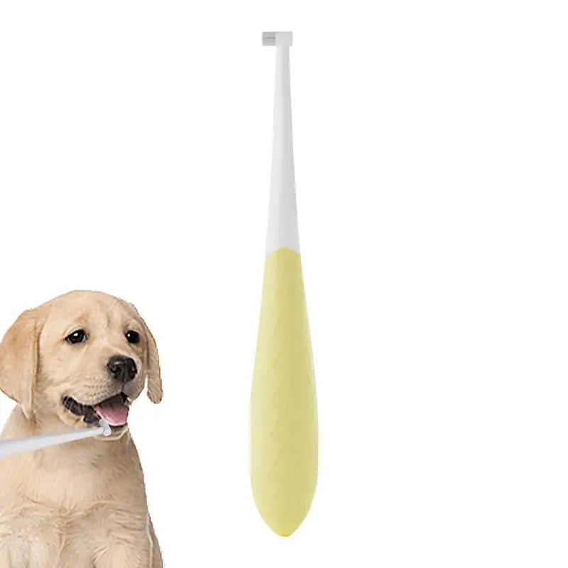 Pet Toothbrush Kitten Tooth Brushes Small Cats Safe Dog Oral Care Odorless Cat Tooth Care Brush With Anti-Slip Handle Pet Teeth