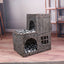 Pet basket willow weaving, willow weaving cute pet nest double-layer pet basket handmade four-season universal kennel cat litter