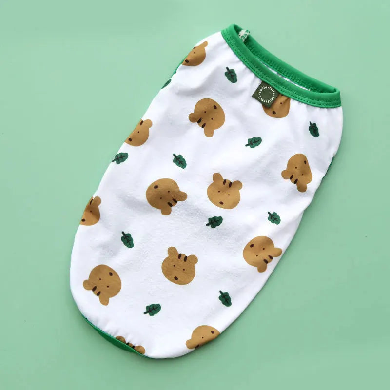 Large dog Summer  Tank Top Outdoor Breathable Short Sleeve Big dog  Pet Teddy cat Clothing T-shirt dog shirt  puppy clothes