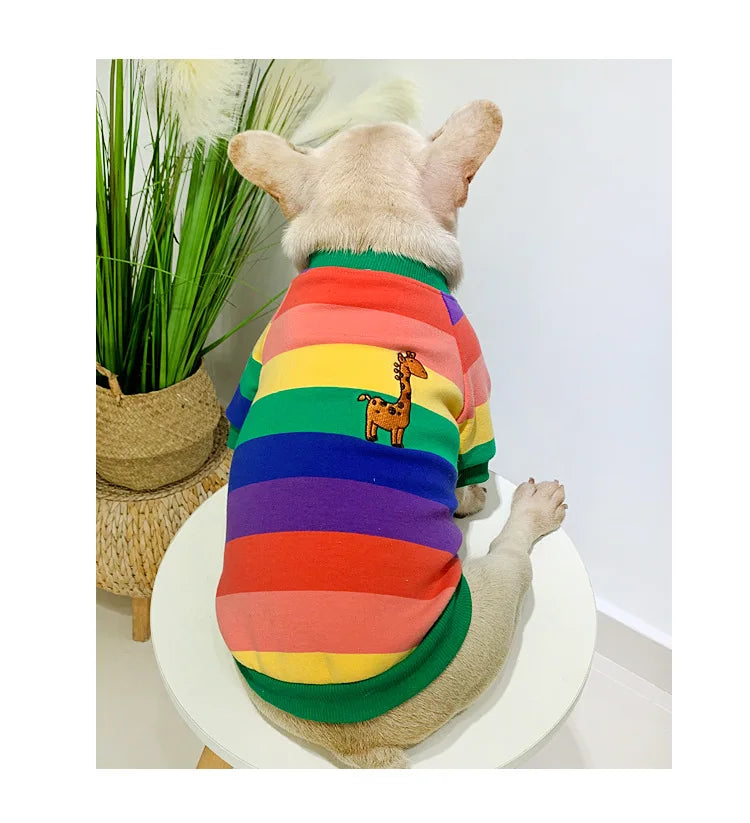 Parent-child Wear Pet Clothes  Puppy Clothes  Dog Costume  Dog Clothes for Small Dogs Printing Autumn and Winter