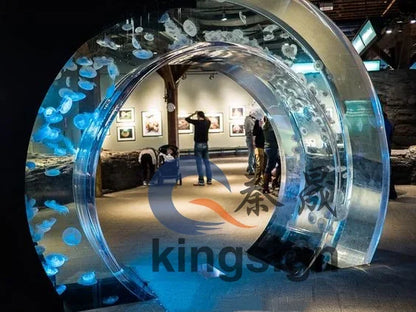 KINGSIGN  huge glass tank jellyfish aquarium high quality acrylic glass tank customized plexiglass tank
