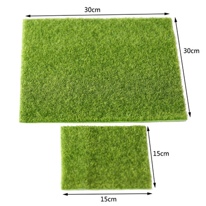 Simulation Aquarium Decoration Artificial MossTurf Plant Lawn Aquarium Accessories Decor Green Fake Water Plants Plastic Decor