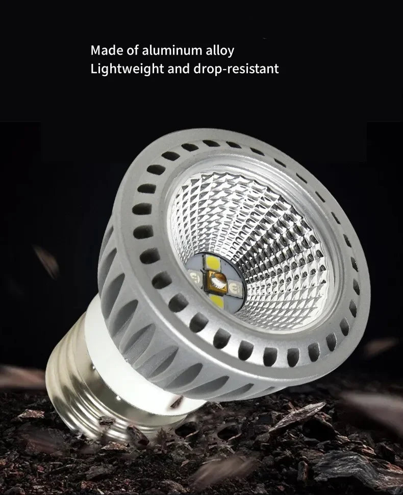 Reptile UVA + UVB Full Spectrum Turtle Basking Platform Sun Lamp Sunbathe Heat Lamp for Lizard Amphibians 5.0 10.0 Reptile Light
