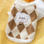 Fleece Dog Clothes Winter Pet Dog Warm Vest Cute Plaid Puppy Coat Girls Dog Costume Chihuahua French Bulldog Bichon Dog Clothing