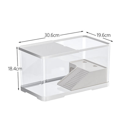 Turtle Tank Aquarium Terrapin Hatching Resting Pets Accessory Multifunction Areas Tortoise Enclosure Starter Turtle Habitat