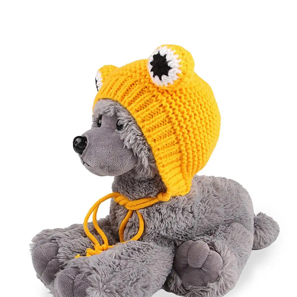 Dog Beanie Hat Windproof Medium Dog Warm Hat With Dreadlocks Dog Apparel For Outdoor Exercising Sleeping Walking Jogging