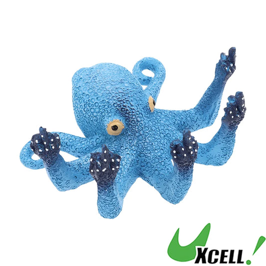 UXCELL Stylish Fish Tank Resin Decor Aquarium Ornament Funny Octopus Landscaping Statue for Aquarium Fish Tank Decorations