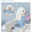 Winter Dog Clothes Bowknot Plaid Coat Thicken Jacket Pets Gentleman Outfits Warm Clothes Bowknot Jumpsuit Jacket Outfit Clothing