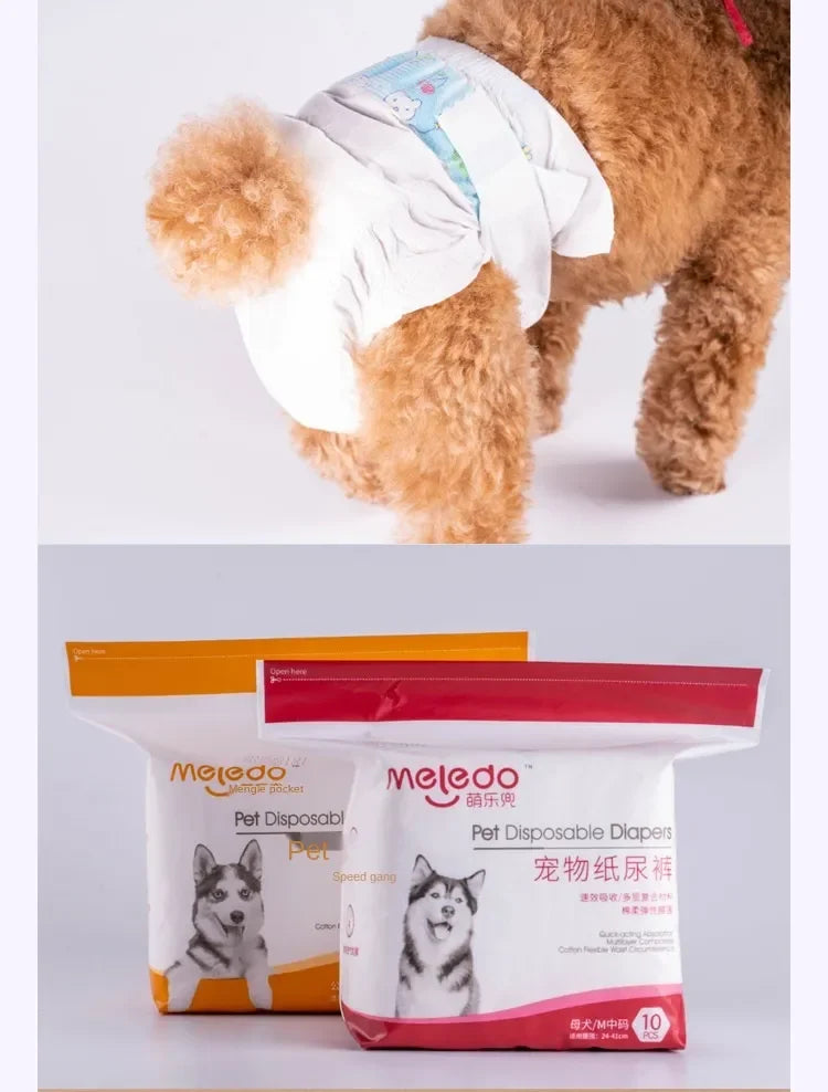 Pet Diapers, Puppies' Menstrual Diapers, Male Dogs, Female Dogs, Physiological Pants