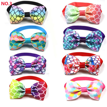 20pcs Dog Acccessories Dog Bow Tie  Bulk Dog Collar Bow Dog Bowtie Small Dog Cat Pet Supplies Dog Fashion Accessoreis Bow