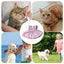 Cat Elizabethan Collar Polyester Elizabethan Collar For Recovery Drawstring Design Comfortable Pet Supplies Adjustable