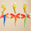 Cat Toy Cat Teaser Stick Three Color Dragonfly Hanging With Adjustable And Adjustable Self Cat Teaser Toy Swing Cat Teaser Stick