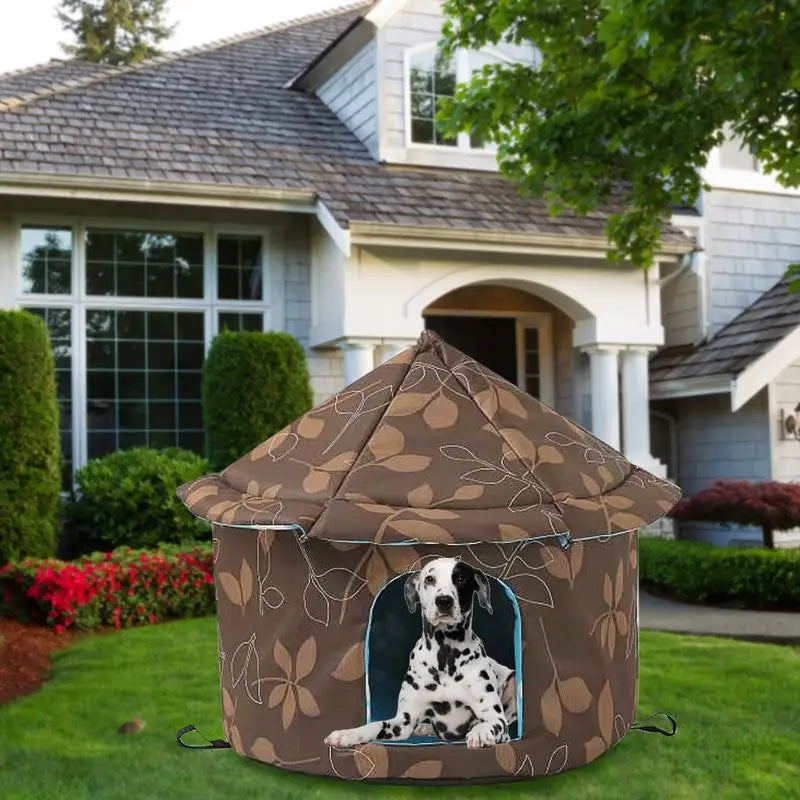 Cat House Dog Nest Waterproof Outdoor Winter Warm Pet Cave Insulated Outside Cat House Home Foldable and Washable Pet House