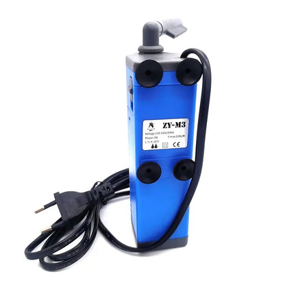 220V Aquarium Fish Tank Built-in Filter Aeration Water Purifier Internal Submersible Pump Oxygenation Filter Pump For Fish 3W