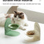 Detachable pet cat and dog bowl protects cervical vertebrae against upset height adjustable pet ceramic bowl