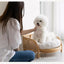 South East Asia Natural Indonesian True Rattan Teddy Nest Summer Cool Round Pomeranian Small Pet Cat Dog Kennel